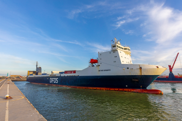 Announcement by DFDS of the launch of a new Roro line : Calais and Tilbury
