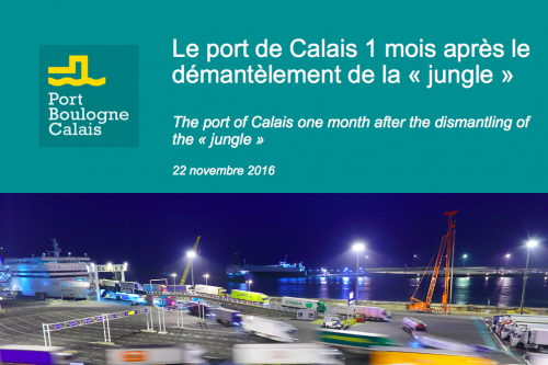 Security fully recovered at the port of Calais 1 month after the dismantling of the “Jungle”
