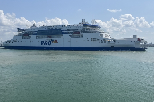 First commercial service from Calais for the Pioneer