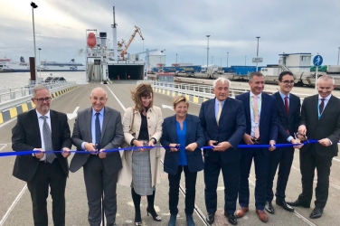 Inauguration of the Calais - Tilbury maritime line: an historic moment for the Port Boulogne Calais