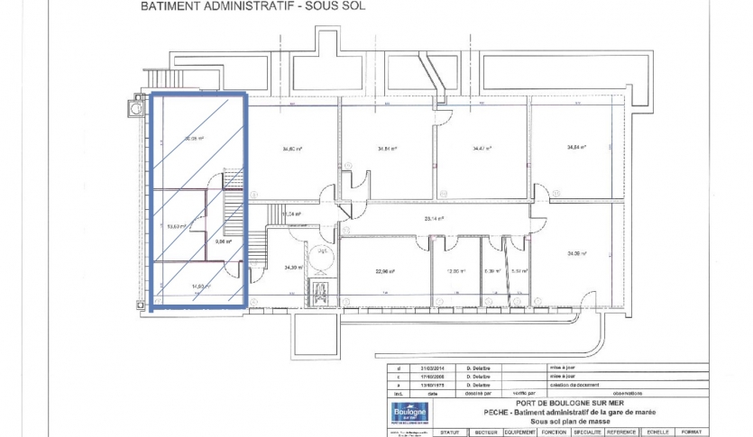 Offices - Administrative Building for the Seafood Terminal - BASEMENT