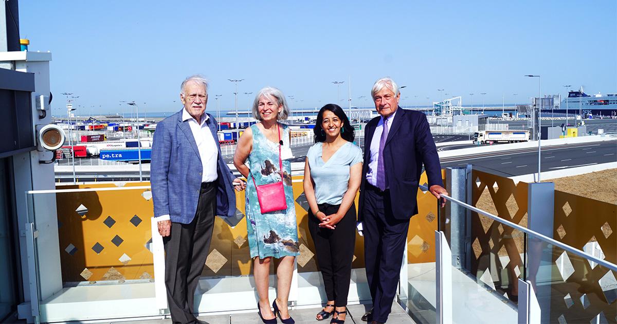 Des élus européens au port de Calais