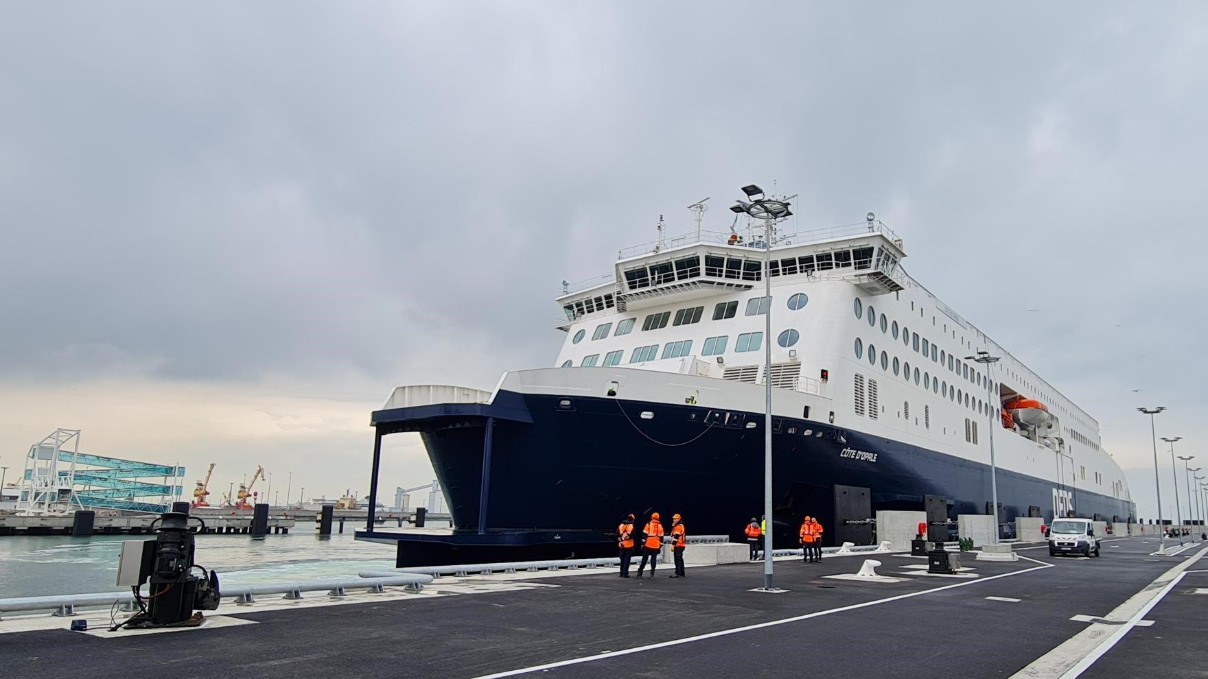 Arrivée du Côte d’Opale au port de Calais