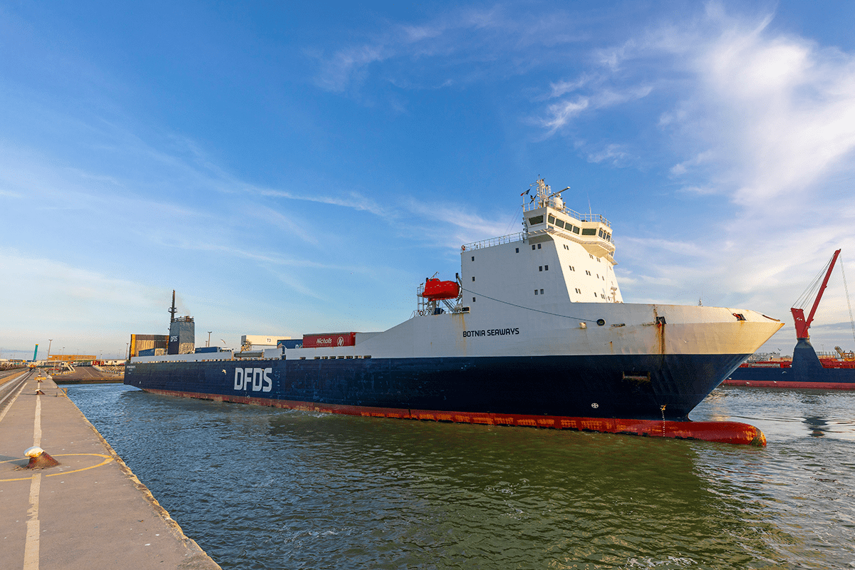 Une nouvelle ligne Ro-ro Calais – Tilbury opérée par DFDS