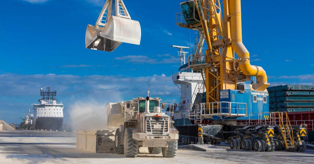 Specialised terminals at the Port of Calais Boulogne - specialised cranes and machinery