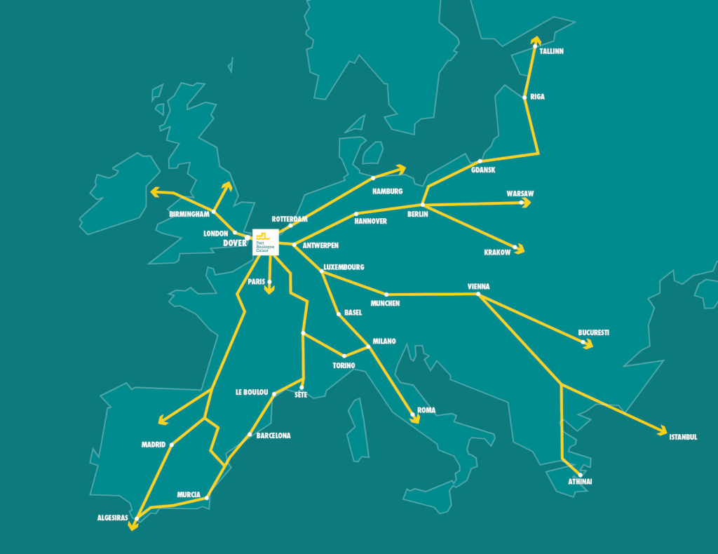 Who are we? - European map of traffic routes
